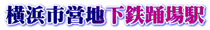 横浜市営地下鉄踊場駅